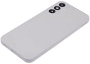 Tapa trasera plateada para Samsung Galaxy A14 4G (A145) con lente de cámara, repuesto Aftermarket Plus.