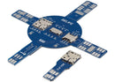 Tarjeta de prueba de señal dual SIM Relife XA6 para reparación de iPhone y Android.