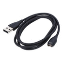 Cable cargador USB de carga rápida para Garmin Venu 2/2S, 1m de largo, conector plateado.