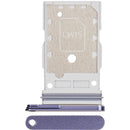 Bandeja dual SIM Samsung Galaxy S26 Plus en color Cobalt Violet, repuesto original.