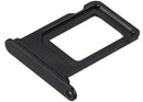 Bandeja SIM simple negra para iPhone 16e/17e, repuesto A3212, A3408, A3409, A3410.