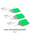 Herramienta 2UUL XYZ 3 en 1 para apertura de pantallas de móviles, ideal para reparación.