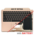 Tapa superior Rose Gold usada para MacBook Air M1 A2337 (2020) con batería y teclado ANSI US.