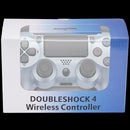 Control alámbrico DoubleShock 4 Titanium Blue para PlayStation 4 con cable USB.