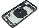 Tapa trasera original iPhone XR negra, modelo A1984, repuesto para reparación, con garantía.
