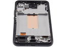 Pantalla hard OLED Aftermarket Plus con marco para Samsung Galaxy A34 5G (A346) color grafito, para reparación de display.