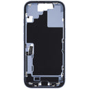 Chasis medio iPhone 17 Mist Blue usado con puerto de carga y piezas pequeñas, A3292, A3293, repuesto Apple.