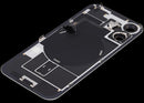 Tapa trasera blanca usada para iPhone 17, vidrio trasero A3258, pieza de repuesto para reparación.