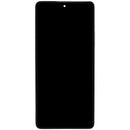 Pantalla refurbished Celestial Blue con marco para Xiaomi 11T / 11T Pro, ideal para reparación de display roto.