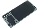 Tapa trasera original Samsung Galaxy A7 2018 (A750) negra, con lente de cámara, para reparación de repuesto.
