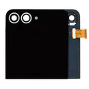 Pantalla original Samsung Galaxy Z Flip 6 5G F741B blanca, display LCD para reparación de pantalla rota.