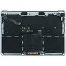 Tapa superior Space Gray para MacBook Pro 13 A2338 M2 con batería, teclado ANSI US y trackpad.