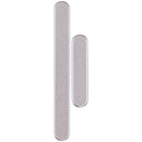 Repuesto de botones laterales Samsung Galaxy A56 5G rosa. Para reparación de botón dañado, incluye power y volumen.