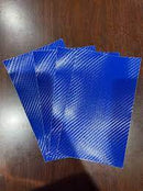 PROTECTION PRO LAMINA PEQUE√ëA FIBRA DE CARBONO AZUL