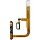 Sensor de huella digital Jet Black para Samsung Galaxy Z Flip 7 5G (SM-F766), con cable flex para reparación.