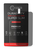 Vidrio templado Casper de privacidad para iPhone X, XS y 11 Pro, protector anti-espía.