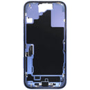 Chasis medio iPhone 16 Ultramarine usado con puerto de carga y pequeñas partes para reparación A2XXX.