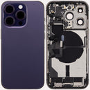 Encuentra la tapa trasera con cable flex y piezas pequeñas para iPhone 14 Pro (Deep Purple) en Quetzaltenango.