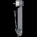 Brazo trasero derecho usado para DJI Mavic Pro, color gris oscuro, con detalles de conexión y montaje.