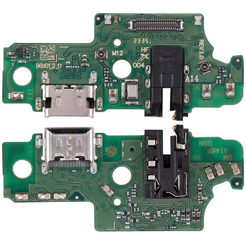 Reparación de puerto de carga con conector de audífonos para Samsung Galaxy A14 5G en Quetzaltenango.