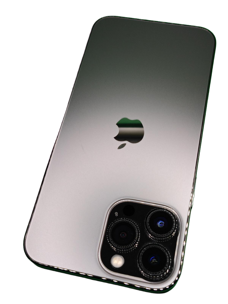 iPhone 13 Pro Max seminuevo en Xela Quetzaltenango, libre de fábrica, 128GB, certificado y con salud de batería al 84%.