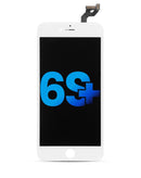 Pantalla LCD para iPhone 6S Plus con placa de acero (Blanco)5