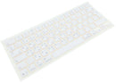 Kit de teclas árabe color rosa rubor para MacBook Neo 13" A3404 (2026), vista frontal.