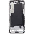 Mid-frame housing blanco para Xiaomi 15 Ultra, repuesto original para cambio de carcasa rota.