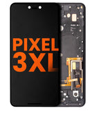 Pantalla OLED con marco para Google Pixel 3 XL (Negro)