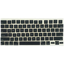 Kit de keycaps US Space Black para MacBook Air/Pro, repuesto de teclado, teclas negras.