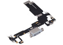 Puerto de carga flex usado para iPhone 15 (modelos A2846, A3089, A3090, A3092) listo para reparación.