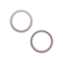Anillos bisel cámara trasera Starlight para iPhone 13 / 13 Mini (10 paquetes de 2 piezas).