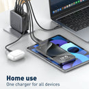 Cargador super rapido GaN LDNIO USB C+C+C+A (100W)
