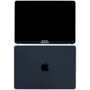 Pantalla completa LCD usada MacBook Air 13 A3449 en color Midnight, lista para reparación.