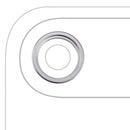 Anillo bisel de cámara trasera blanco nube para iPhone 17 Air, repuesto A3517, A3518, A3519.