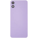 Tapa trasera blanca para Samsung Galaxy A05 4G A055 con lente de cámara, pieza de repuesto.
