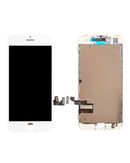 Pantalla LCD para iPhone 7 con placa de metal (Blanco)