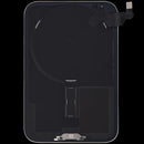 Tapa trasera plateada usada para iPhone 17 Pro con MagSafe y NFC, repuesto de vidrio trasero.