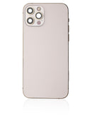 Tapa trasera para iPhone 12 Pro con componentes pequeños pre-instalados (Versión Internacional, Oro)