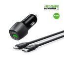 Encuentra el adaptador de carro Esoulk USB C+A en Xela Quetzaltenango para cargar tus dispositivos de forma rápida y segura.