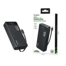 PowerBank Esoulk de 20000mAh con carga rápida de 45W en color negro en Xela Quetzaltenango.