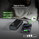 PowerBank Esoulk de 20000mAh con carga rápida de 45W en color negro en Xela Quetzaltenango.