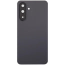 Tapa trasera negra para Samsung Galaxy A36 5G (SM-A366B) con lente de cámara, repuesto para reparación de celular.