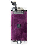 Pantalla LCD blanca completa para iPhone 6 (A1549, A1586, A1589) con cámara frontal, sensor y auricular.