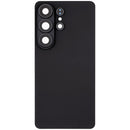 Tapa trasera de vidrio negra para Samsung Galaxy S26 Ultra con lente de cámara, repuesto Aftermarket Plus.