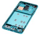 Pantalla refurbished OnePlus 8 5G (IN2010) con marco Glacial Green para reparación y cambio de display.
