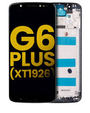 Pantalla LCD refurbished negra para Motorola Moto G6 Plus XT1926, repuesto de display frontal.