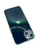 iPhone 13 seminuevo negro de 128GB, libre de fábrica, certificado, con batería al 100%, como nuevo.
