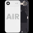 Tapa trasera Apple iPhone Air Cloud White usada con MagSafe, NFC y flex de flash para reparación.