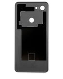 Tapa trasera negra usada para Google Pixel 3 XL, carcasa de vidrio, repuesto para reparación.